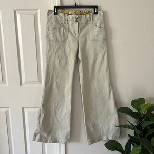 Anthropologie Bica Cheia Vintage Y2k Flare Tan Pants - Size 28